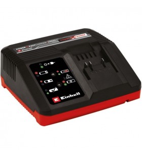 Einhell  power x fastcharger 4a, încărcător (negru roșu)
