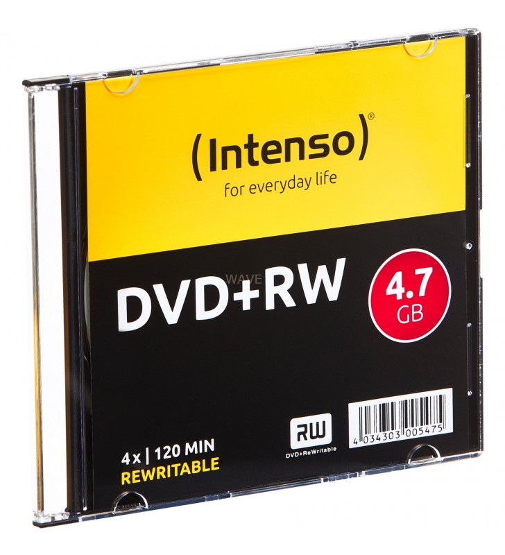 Intenso  dvd+rw 4,7 gb, dvd-uri goale (4x, 10 bucăți)