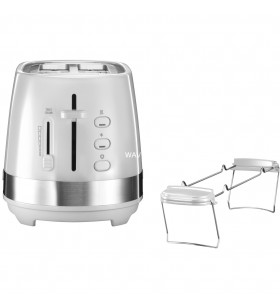 Delonghi  ctla 2103, toaster (alb/oțel inoxidabil)