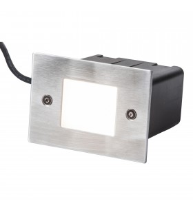 Aplic încastrat heissner  smart lights 102 mm, lumină led (argintiu, alb cald)