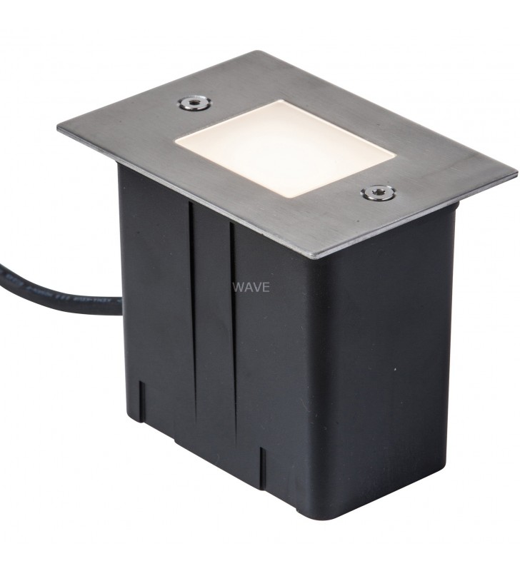 Aplic încastrat heissner  smart lights 102 mm, lumină led (argintiu, alb cald)