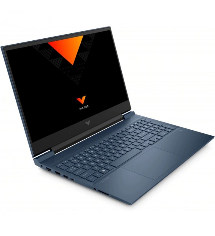 Laptop hp victus 16-d0095nq, intel core i5-11400h, 16.1", ram 16gb, ssd 512gb, nvidia geforce rtx 3050 ti 4gb, free dos, blue