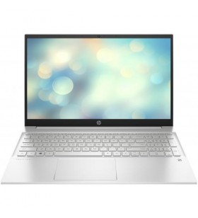 Laptop hp pavilion 15-eg0033nq, intel core i7-1165g7, 15.6inch, ram 16gb, ssd 256gb, intel iris xe graphics, free dos, natural silver