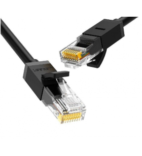 Patch cord utp ugreen cat6, "nw102" fire din cupru, flat cable, viteza maxima 1 gbps, 0.5m, negru "50172" (include tv 0.06 lei) - 6957303851720