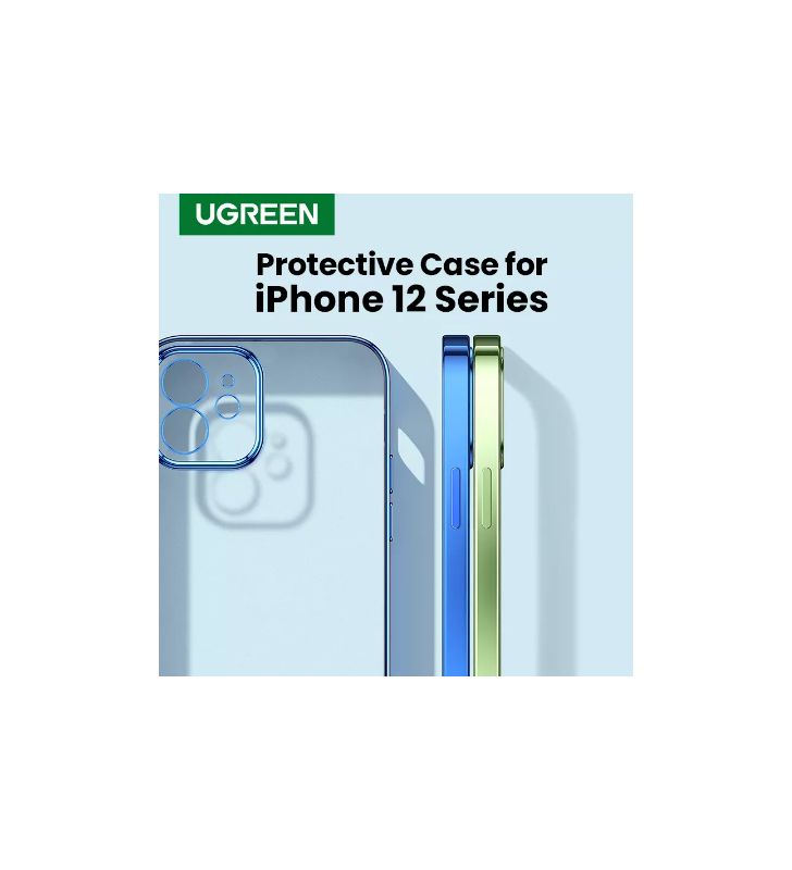 Husa smartphone ugreen, "lp409" pentru iphone 12/iphone 12 pro, material tpu, grosime 1.2mm, transparenta "20441" - 6957303824410