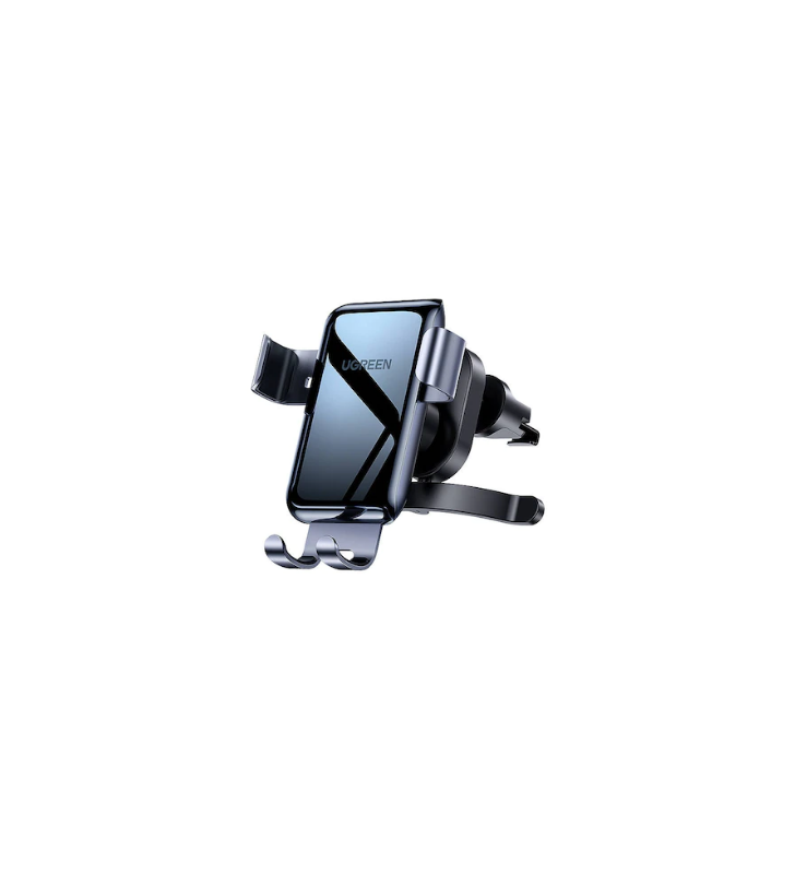 Suport auto ugreen pt. smartphone, "lp274" fixare grila ventilatie rotunda, negru "30401" - 6957303834013
