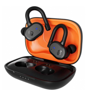 Casti in-ear skullcandy push active, true wireless bluetooth, microfon, black/orange