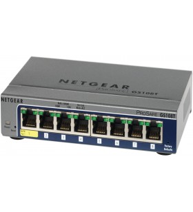 Netgear gs108t-200 gestionate l2 gigabit ethernet (10/100/1000) gri