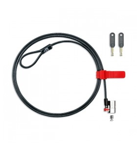 Kensington clicksafe laptop lock sk cabluri cu sistem de blocare negru 1,5 m