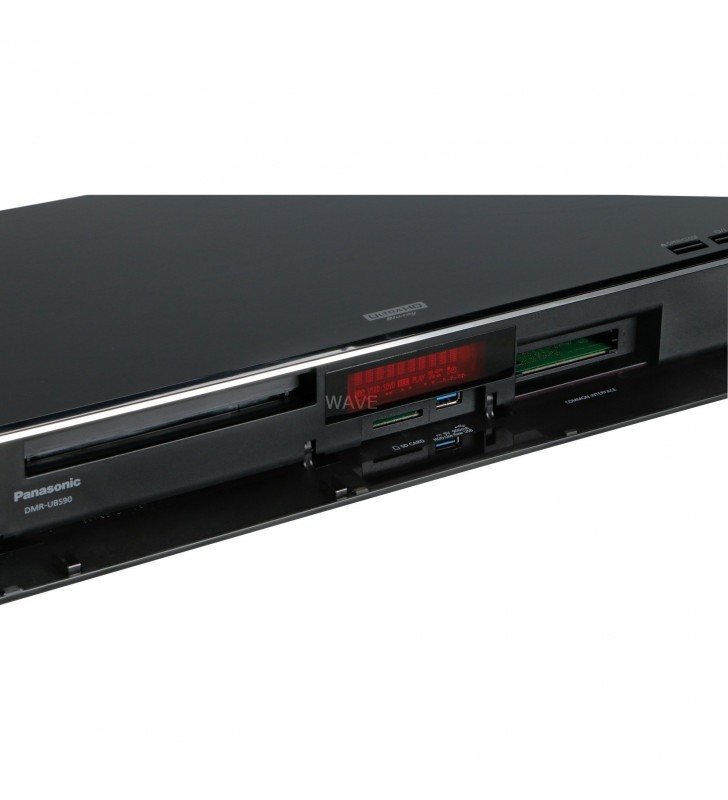 Panasonic  dmr-ubs90, recorder blu-ray (negru, hdd de 2000 gb, uhd/4k, dvb-s/s2)