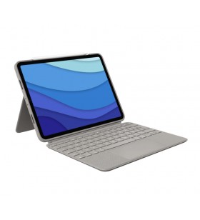 Logitech combo touch for ipad pro 12.9-inch (5th generation) nisip smart connector franţuzesc