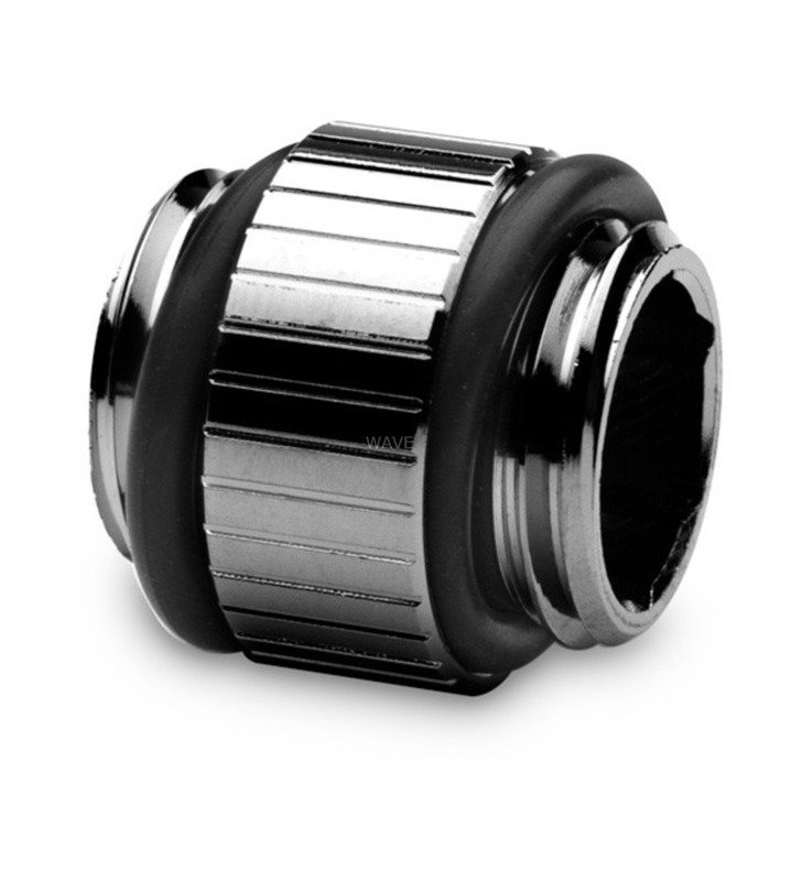 Ekwb  ek-quantum torque micro extender static mm 7 - nichel negru, conexiune (negru argintiu)