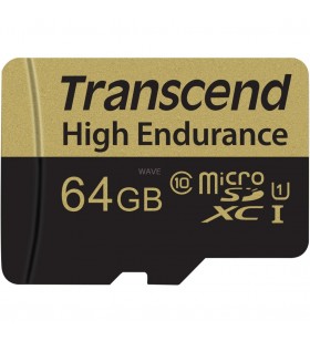 Card microsdxc transcend de 64 gb, card de memorie (uhs-i u1, clasa 10)