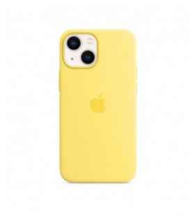 Husa de protectie apple cu magsafe pentru iphone 13 mini, silicon, lemon zest