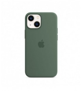 Husa de protectie apple cu magsafe pentru iphone 13 mini, silicon, eucalyptus