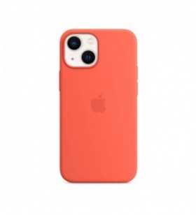 Husa de protectie apple cu magsafe pentru iphone 13 mini, silicon, nectarine