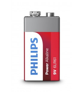 Philips power alkaline baterie 6lr61p1b/10