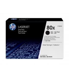 Hp 80x original negru 2 buc.