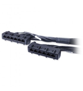 Apc 33ft cat6 utp, 6x rj-45 - 6x rj-45 cabluri de rețea 10 m u/utp (utp) negru