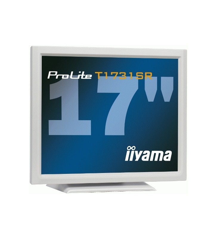 Iiyama prolite t1731sr-1 monitoare cu ecran tactil 43,2 cm (17") 1280 x 1024 pixel alb platou de masă