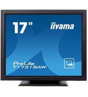 Iiyama prolite t1731saw-b1 monitoare cu ecran tactil 43,2 cm (17") 1280 x 1024 pixel negru o singură atingere platou de masă