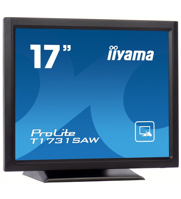 Iiyama prolite t1731saw-b1 monitoare cu ecran tactil 43,2 cm (17") 1280 x 1024 pixel negru o singură atingere platou de masă