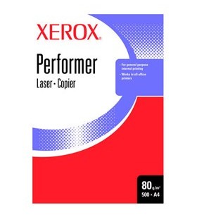 Xerox performer white paper - a3, 80 gsm hârtii de imprimată alb