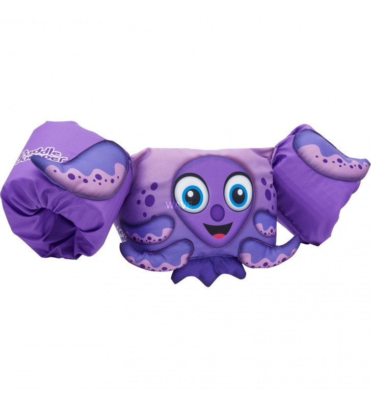 Sevylor  puddle jumper 3d octopus, banderole (violet, ajutor pentru înot conform en 13138-1)