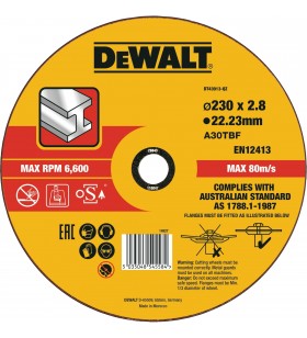Disc de tăiere dewalt high performance dt43913 metal (230 mm)