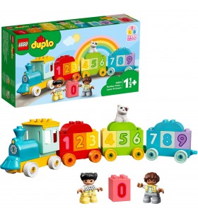 Trenul numeric lego  10954 duplo - învață să numere, jucărie de construcție (jucării cu tren, jucării educative pentru copii peste 1,5 ani, jucării pentru copii)