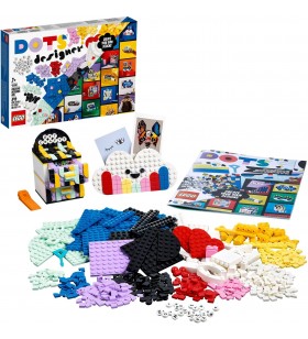 Lego  41938 dots ultimate designer set jucărie de construcție (cu decorațiuni pentru camera copiilor pentru a vă construi singur, set de artizanat cu suport pentru stilouri, organizator de birou și multe altele)