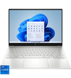 Ultrabook hp 14'' envy 14-eb0015nq, wuxga ips touch, procesor intel® core™ i7-11370h (12m cache, up to 4.80 ghz, with ipu), 16gb ddr4, 512gb ssd, intel iris xe, win 11 home, silver