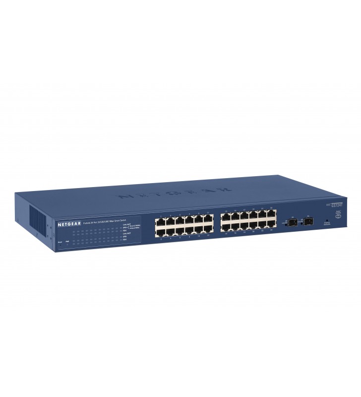 Prosafe 24 x 10/100/1000 l2/smart switch 2 sfp gbic slots in