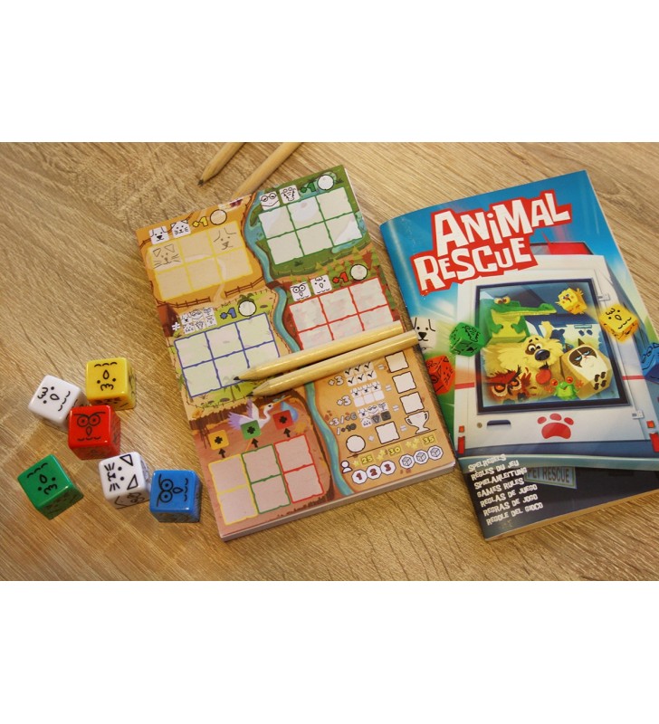 Jumbo pet rescue dice pet rescue dice game joc de cărți joc de noroc