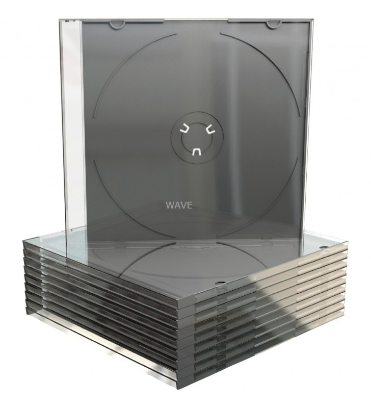 Mediarange  cd/dvd slimcase pachet de vânzare cu amănuntul unică 10 bucăți, husă de protecție (cu amănuntul)