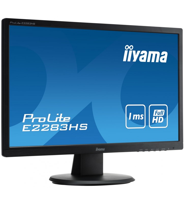 Iiyama prolite e2283hs-b1 led display 54,6 cm (21.5") 1920 x 1080 pixel full hd negru
