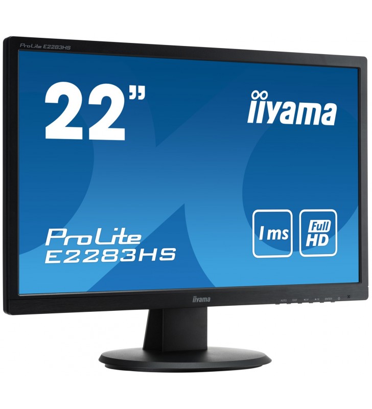 Iiyama prolite e2283hs-b1 led display 54,6 cm (21.5") 1920 x 1080 pixel full hd negru