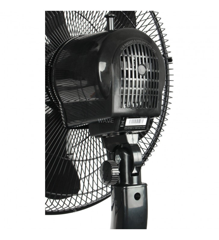 Ventilator pentru suport/masă actec  mfa1 2 în 1 (negru)