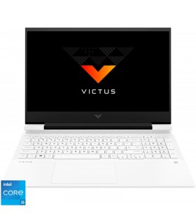 Laptop gaming hp victus 16-d0044nq cu procesor intel core i5-11400, full voltage, 16.1", full hd, 144hz, 8gb, 512gb ssd, nvidia geforce rtx 3050 4gb, free dos, ceramic white