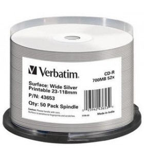 Verbatim 43653 cd-uri blank cd-r 700 mega bites 50 buc.