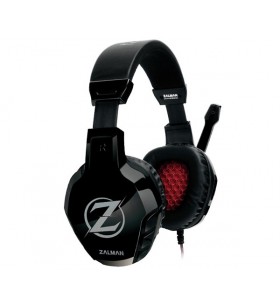 Zalman zm-hps300 cască audio & cască cu microfon căști bandă de fixare pe cap negru