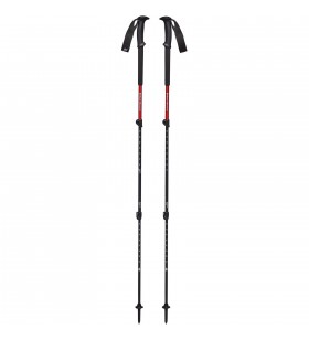 Black diamond  bețe de trekking trail back, echipament de fitness (roșu/negru, 1 pereche, 100 până la 140 cm)