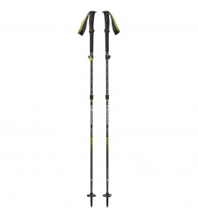 Bețe de trekking black diamond  distance plus flz, echipament de fitness (negru/verde, 1 pereche, 120-140 cm)