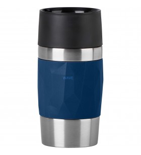 Emsa  travel mug cana termica compacta 0,3 litri (albastru închis, capac filetat)