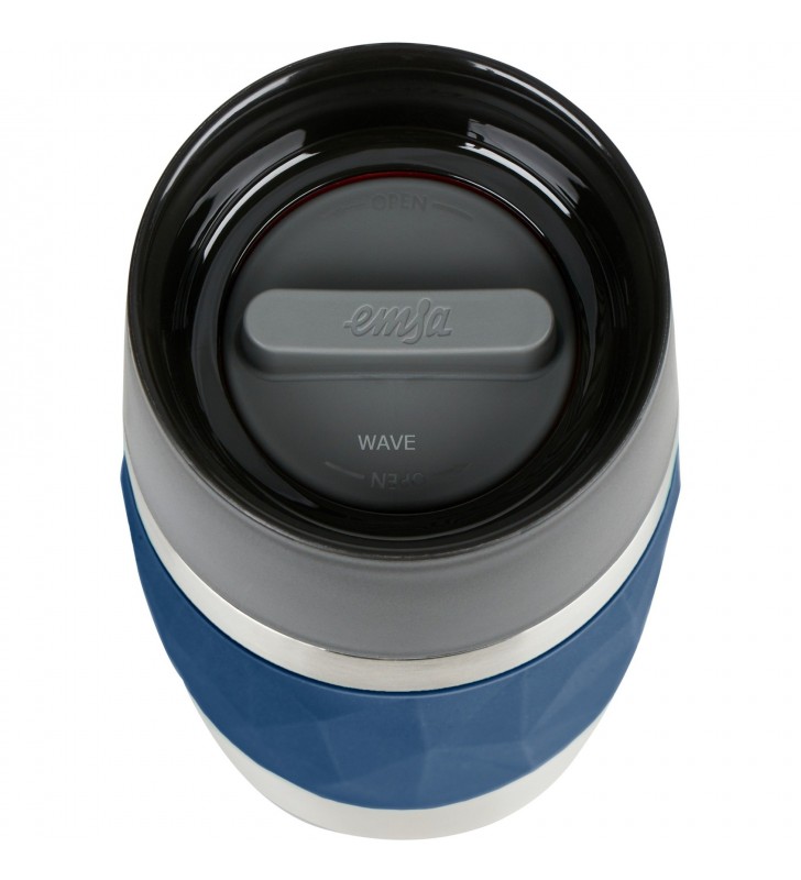 Emsa  travel mug cana termica compacta 0,3 litri (albastru închis, capac filetat)