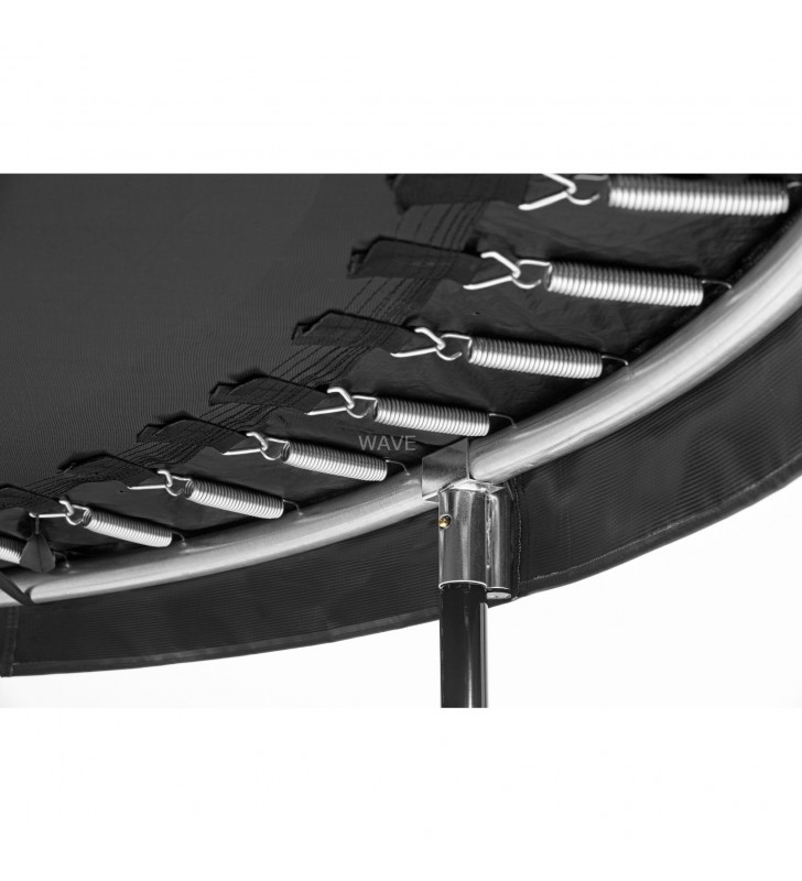 Trambulina salta comfort edition, echipament de fitness (negru, rotund, 396 cm)