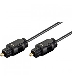 Cablu goobay toslink  , cablu fibră optică conector toslink (negru, 3 metri)