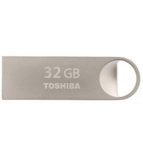 Toshiba transmemory mini-metal 32gb memorii flash usb 32 giga bites usb tip-a 2.0 argint
