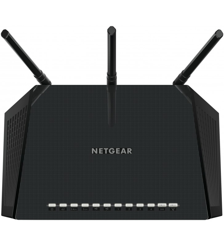 Netgear r6400 router wireless bandă dublă (2.4 ghz/ 5 ghz) gigabit ethernet negru