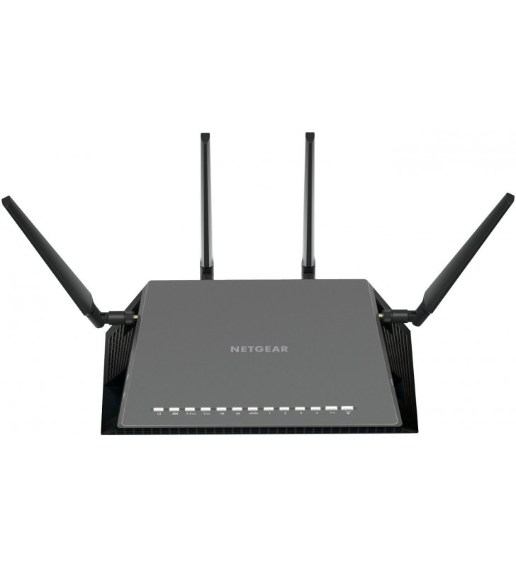 Netgear d7800 router wireless bandă dublă (2.4 ghz/ 5 ghz) gigabit ethernet negru
